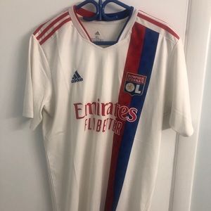 Olympique Lyonnais soccer jersey size XL.